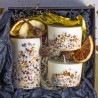 Свечи из соевого воска с кусочками янтаря и ароматом лемонграсса, набор из 3 шт.