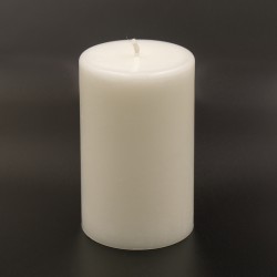 Stearīna svece, 11x7cm, balta