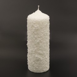 Стеариновая свеча, 17x6см, белая