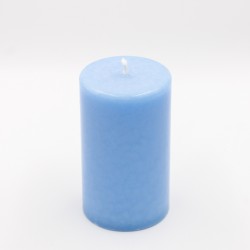 Stearīna svece, 10x6cm, zila