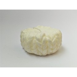 Stearīna svece Mazais omulis, 5x10cm, balta