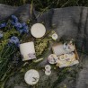 Sojas svece ar pļavas ziedu aromātu, 10x8cm