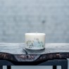 Sojas vaska svece ar priežu meža aromātu, 6x8cm, balta