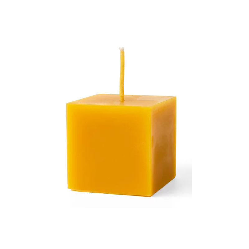 Bišu vaska svece Mazais kubs, 5x5 cm