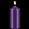 Violeta, sveču krāsa