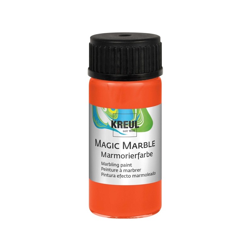 Oranža, krāsa ar marmora efektu, 20ml