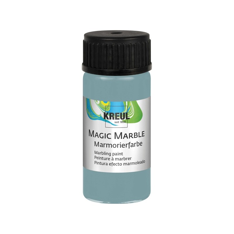 Нежно-голубая, краска с эффектом мрамора, 20 мл