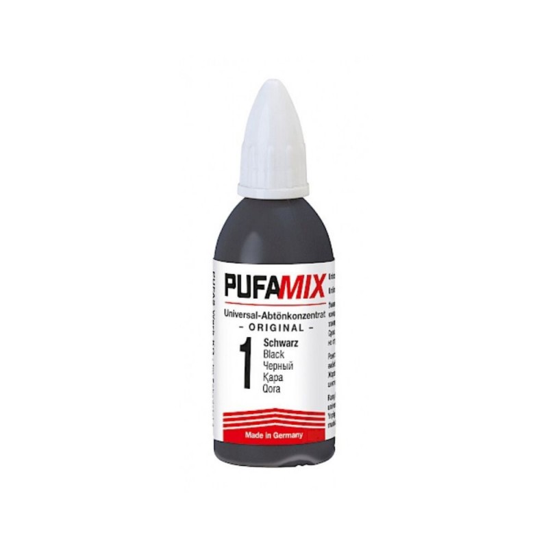 Melna, krāsviela ģipsim, epoksīdam un lakai, 20ml