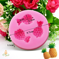 Silikona veidne Ananāsi, 20x12x10mm
