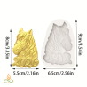 Silikona veidne Zirga figūra, 55x80mm