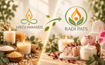 Sveču paradīze kļūst par RADI PATS – jauns nosaukums, tas pats veikals!