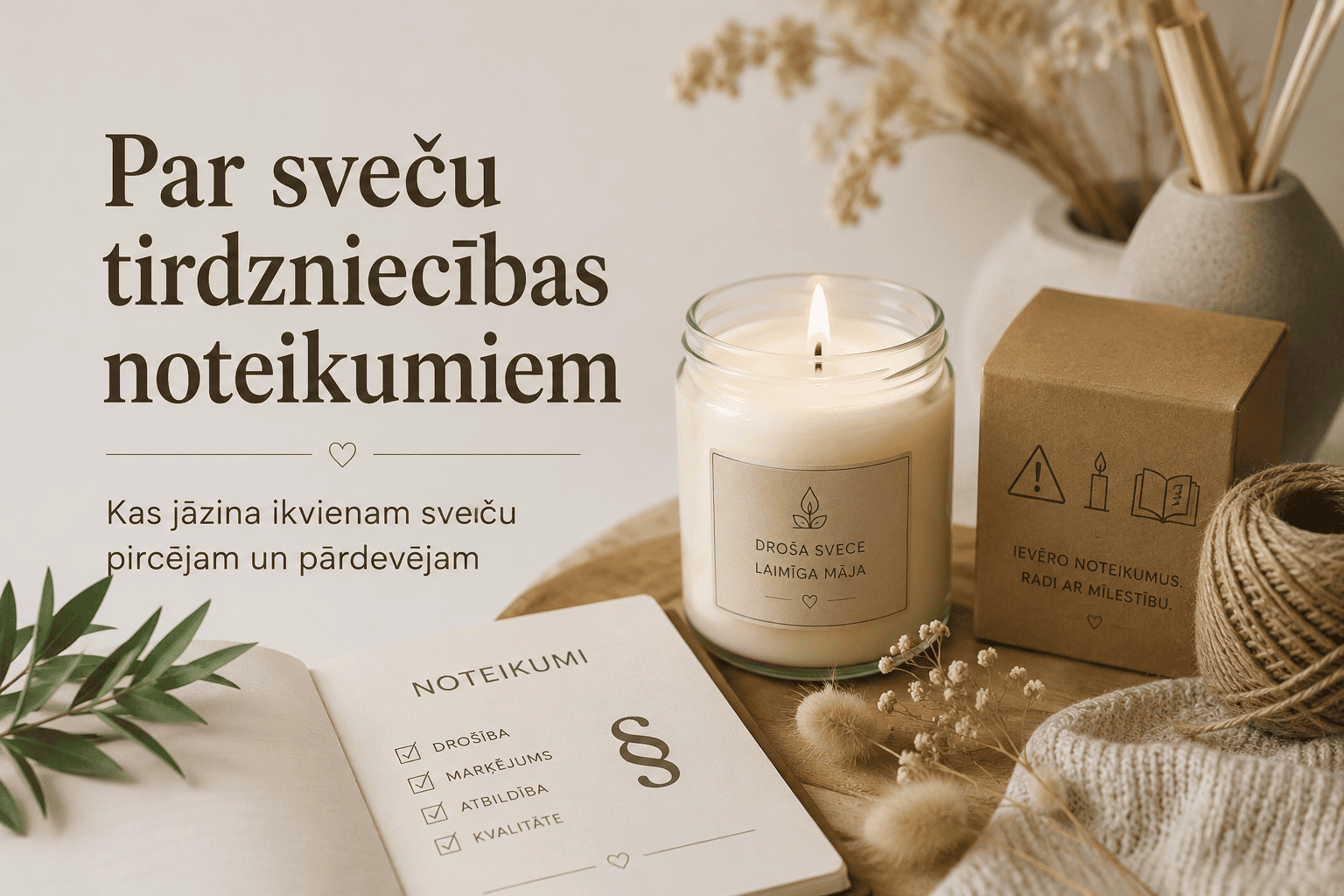 Par sveču tirdzniecības noteikumiem
